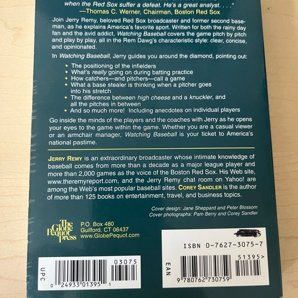 Watching Baseball by Jerry Remy - Picture 2 of 2